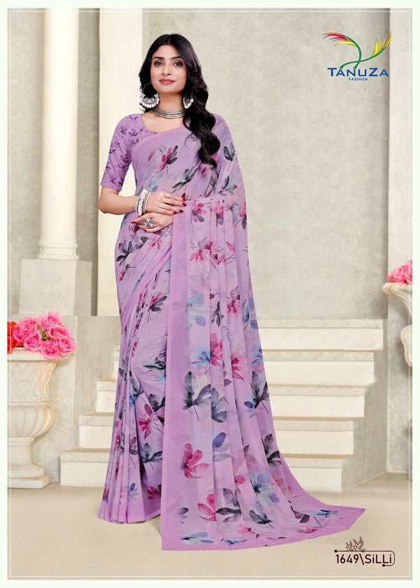 Light Purple Silli Saree
