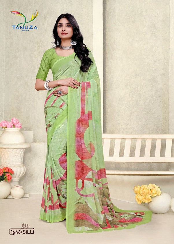 Light Green Silli Saree