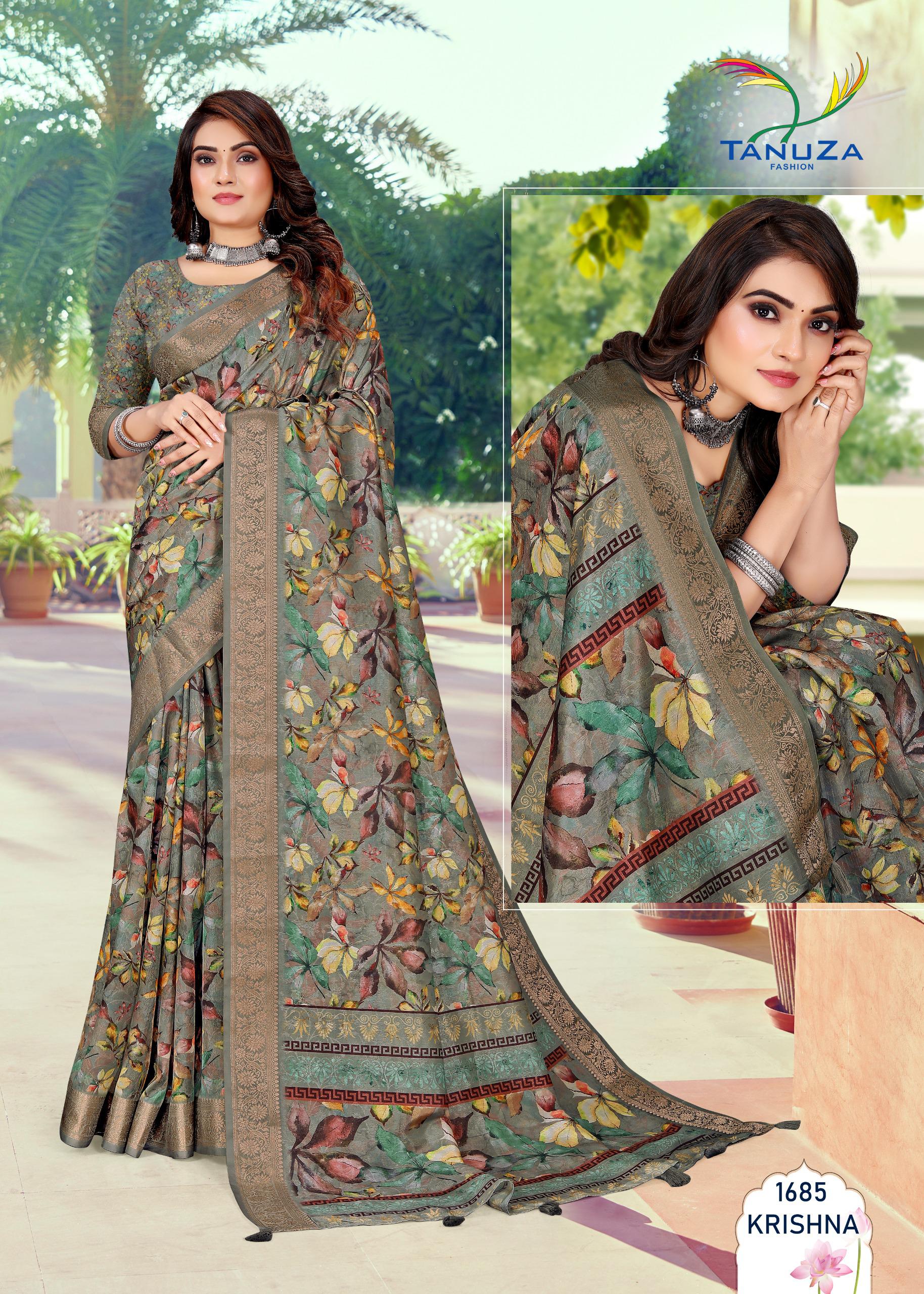 Florance Green Dolla Jacquard Silk Saree