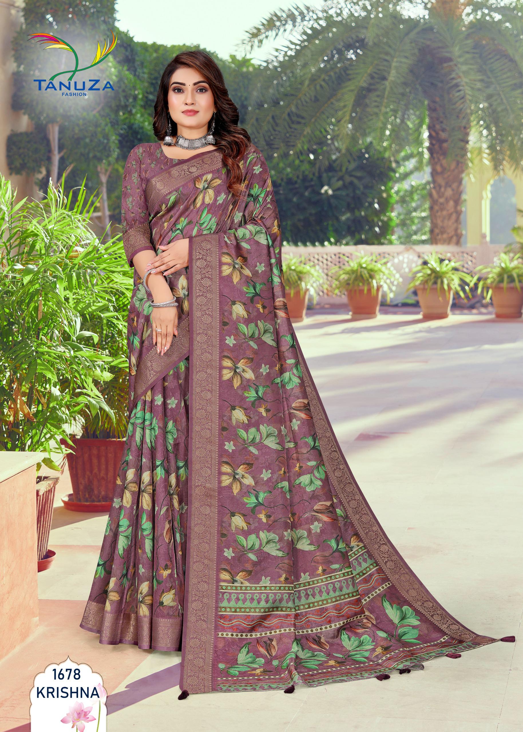 Granola Yellow Dolla Jacquard Silk Saree