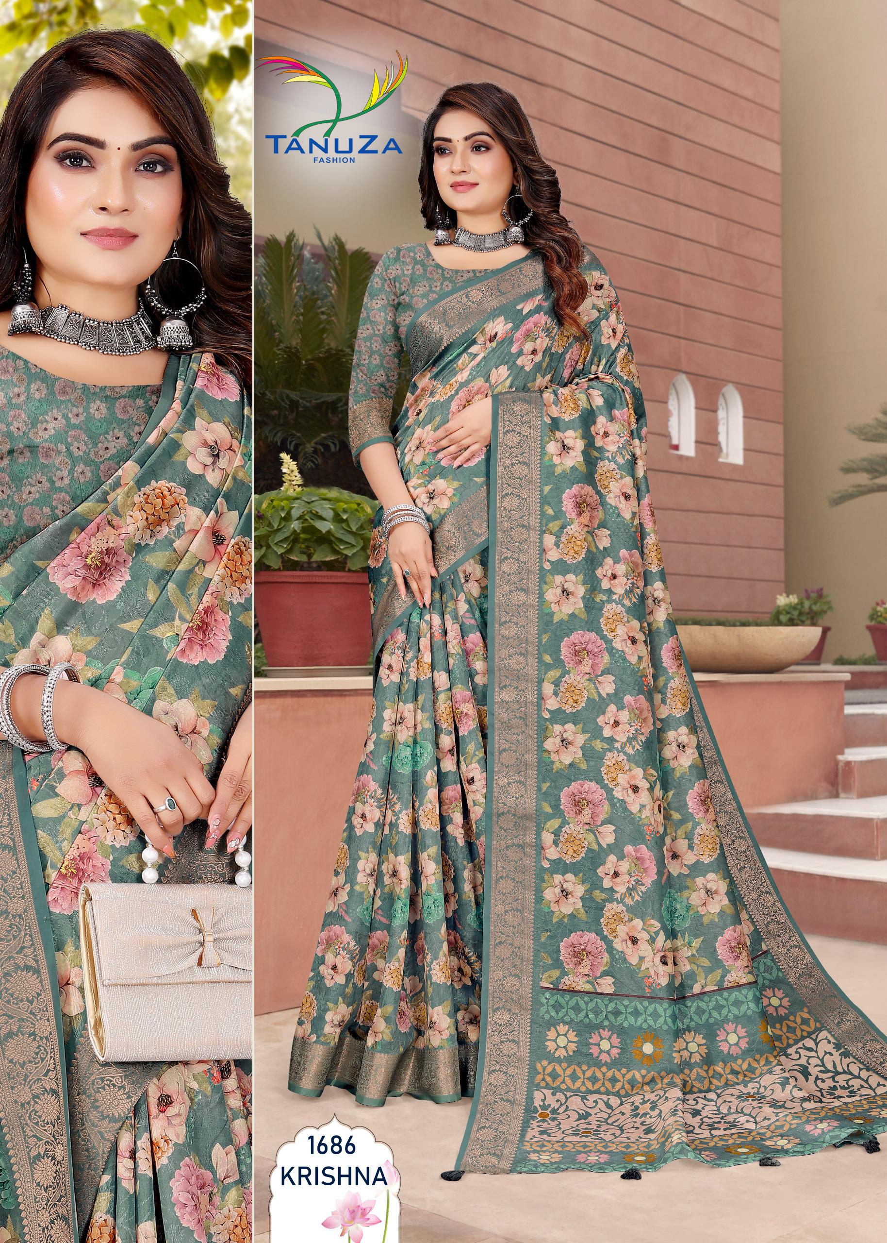 Fern Green Dolla Jacquard Silk Saree